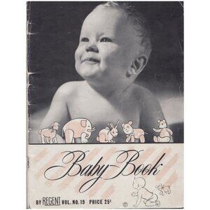 1940s Knitting Patterns Regent Volume 19 Babys Toddlers Children Toys Blankets